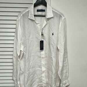 NWT XL Polo Ralph Lauren Linen Shirt
